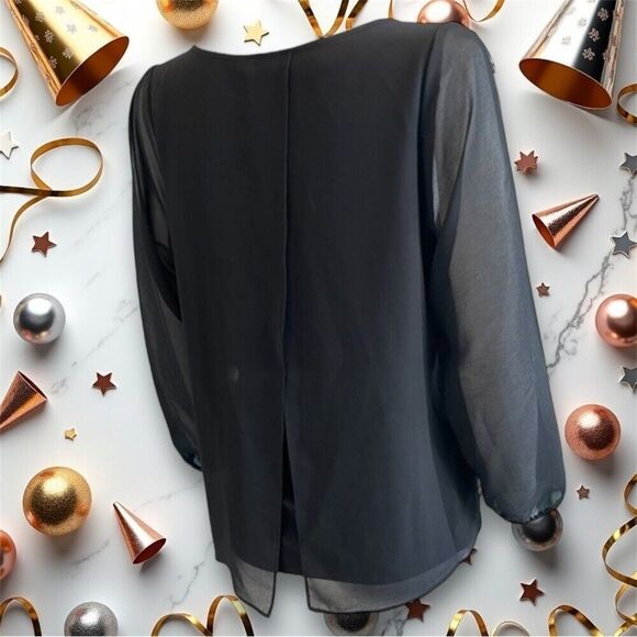 GUESS Est 1981 Black Blouse - Picture 3 of 5